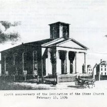 150th Anniversary of the Dedication of the Stone Church, February 15, 1976