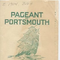 Pageant of Portsmouth, 1623-1923, Aug. 21, 22, 23. [program]
