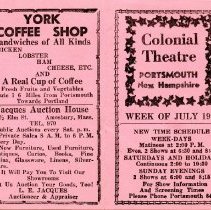 Colonial Theater program - Wings for the Eagle