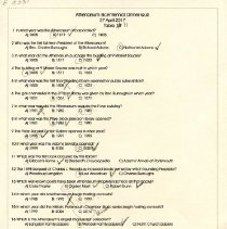 Athenaeum Bicentennial Dinner Quiz