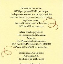 Historic Portsmouth Chamber Music 2018