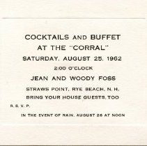 Bavicchi Ephemera Collection, January-December, 1962.