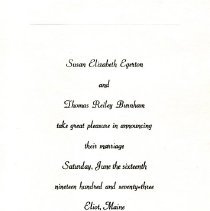 Bavicchi Ephemera Collection, January-December, 1973.