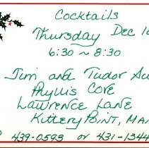 Ferris Bavicchi Ephemera Collection, September-December, 1980.