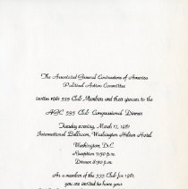 Ferris Bavicchi Ephemera Collection,January-April, 1981.