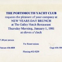 Ferris Bavicchi Ephemera Collection,January-April, 1981.