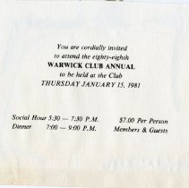 Ferris Bavicchi Ephemera Collection,January-April, 1981.