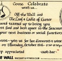 Ferris Bavicchi Ephemera Collection, September-December, 1981.