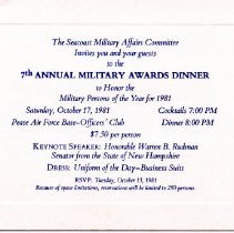 Ferris Bavicchi Ephemera Collection, September-December, 1981.