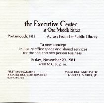 Ferris Bavicchi Ephemera Collection, September-December, 1981.