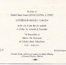 Ferris Bavicchi Ephemera Collection, September-December, 1981.