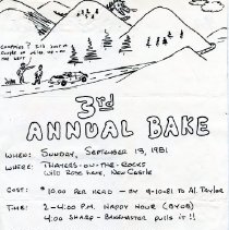 Ferris Bavicchi Ephemera Collection, September-December, 1981.