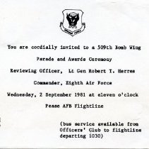 Ferris Bavicchi Ephemera Collection, September-December, 1981.