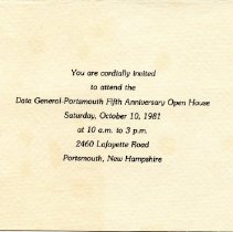 Ferris Bavicchi Ephemera Collection, September-December, 1981.