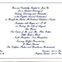 Ferris Bavicchi Ephemera Collection, July-August,1982.