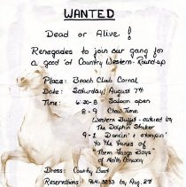 Ferris Bavicchi Ephemera Collection, July-August,1982.