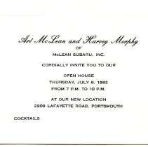 Ferris Bavicchi Ephemera Collection, July-August,1982.