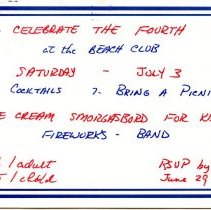 Ferris Bavicchi Ephemera Collection, July-August,1982.