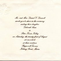 Ferris Bavicchi Ephemera Collection, July-August,1982.