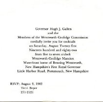 Ferris Bavicchi Ephemera Collection, July-August,1982.