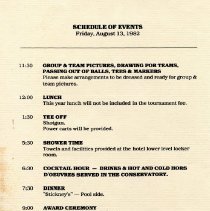 Ferris Bavicchi Ephemera Collection, July-August,1982.