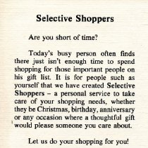 Ferris Bavicchi Ephemera Collection, March-April, 1983.