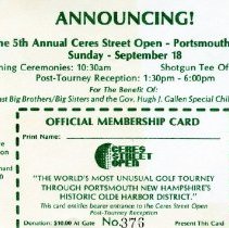 Ferris Bavicchi Ephemera Collection, September-October, 1983.