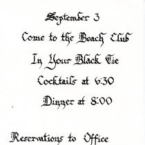 Ferris Bavicchi Ephemera Collection, September-October, 1983.