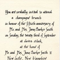 Ferris Bavicchi Ephemera Collection, September-October, 1984.