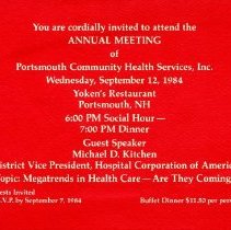 Ferris Bavicchi Ephemera Collection, September-October, 1984.