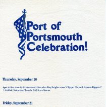 Ferris Bavicchi Ephemera Collection, September-October, 1984.