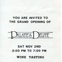 Ferris Bavicchi Ephemera Collection, November-December, 1985.