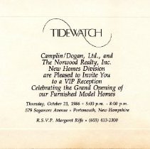 Bavicchi Ephemera Collection, October, 1986.