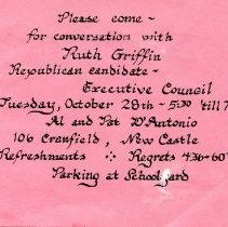 Bavicchi Ephemera Collection, October, 1986.