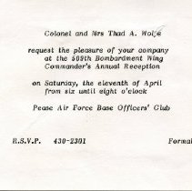 Bavicchi Ephemera Collection, March-April, 1987.