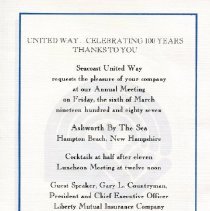 Bavicchi Ephemera Collection, March-April, 1987.