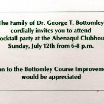 Bavicchi Ephemera Collection, July - August, 1987.