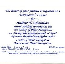 Bavicchi Ephemera Collection, April, 1988.