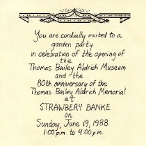 Bavicchi Ephemera Collection, June, 1988.