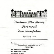 Bavicchi Ephemera Collection, June, 1988.