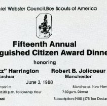 Bavicchi Ephemera Collection, June, 1988.