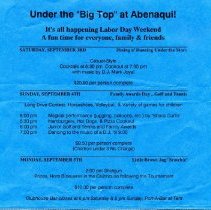 Bavicchi Ephemera Collection, September, 1988.