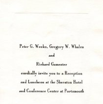 Bavicchi Ephemera Collection, September, 1988.