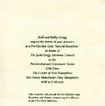 Bavicchi Ephemera Collection, October, 1988.