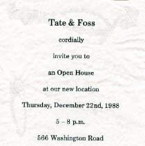 Bavicchi Ephemera Collection, November-December, 1988.