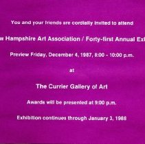 Bavicchi Ephemera Collection, November-December, 1988.