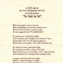 Bavicchi Ephemera Collection, May, 1989.