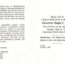 Bavicchi Ephemera Collection, May, 1989.