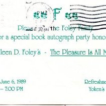 Bavicchi Ephemera Collection, June, 1989.