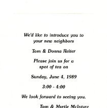 Bavicchi Ephemera Collection, June, 1989.